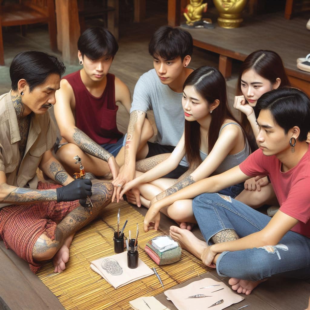 learning tattoo in thailand